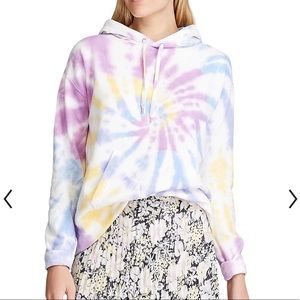 Chap’s fleece tie dye hoodie